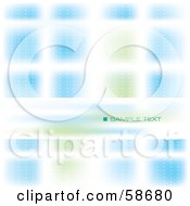 Royalty Free RF Clipart Illustration Of An Abstract Background With A Text Bar Version 3