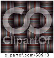 Poster, Art Print Of Textured Red Weave Background