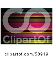 Poster, Art Print Of Background Of Colorfully Blurred Horizontal Stripes - Version 2