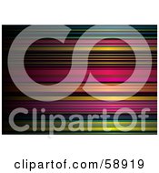 Royalty Free RF Clipart Illustration Of A Background Of Colorfully Blurred Horizontal Stripes Version 2