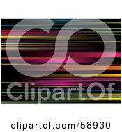 Poster, Art Print Of Background Of Colorfully Blurred Horizontal Stripes - Version 5