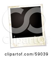 Poster, Art Print Of Blank Polaroid Background - Version 3