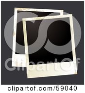 Poster, Art Print Of Blank Polaroid Background - Version 5
