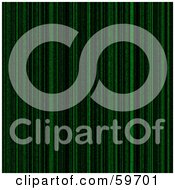 Royalty Free RF Clipart Illustration Of A Green Matrix Background On Black Version 1