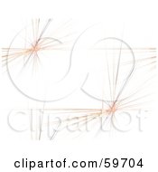 Royalty Free RF Clipart Illustration Of A Random Orange Gray And White Fractal Background