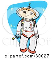 Poster, Art Print Of Space Boy Exploring The Universe