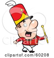 Poster, Art Print Of John Man Character Conductor Marching With A Wand
