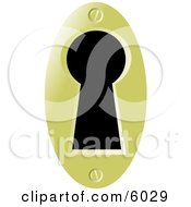 Skeleton Keyhole Clipart Picture
