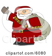 Santa Claus Is Coming To Town Clipart Picture