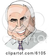 John Sidney McCain III For President 2008 Clipart Picture