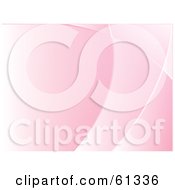 Royalty Free RF Clipart Illustration Of A Pink Abstract Flowing Background Version 1