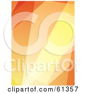 Royalty Free RF Clipart Illustration Of An Orange Abstract Light Background Version 1