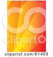 Poster, Art Print Of Orange Abstract Light Background - Version 2