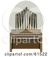 Poster, Art Print Of Sparkling Pipe Organ