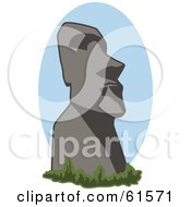 Poster, Art Print Of Historical Easter Island Moai Statue