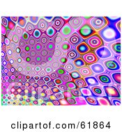 Poster, Art Print Of Colorful Retro Styled Patterned Tile Background - Version 2