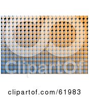 Poster, Art Print Of Textured Tile Background With Slanted Tiles