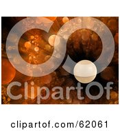 Royalty Free RF Clipart Illustration Of An Orange Planet Explosion Background by chrisroll
