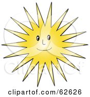 Poster, Art Print Of Smiling Hot Sun Guy