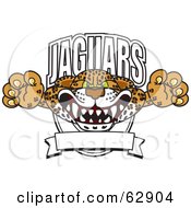 Poster, Art Print Of Jaguars Character School Mascot Logo