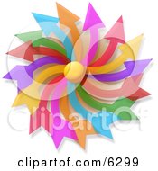 Colorful Pinwheel