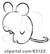 Poster, Art Print Of Black And White Human Factor Mouse