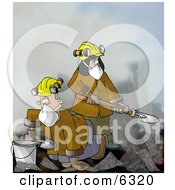 Poster, Art Print Of Urban Search And Rescue Usar Team Digging Through A Pile Of Fallen Debris