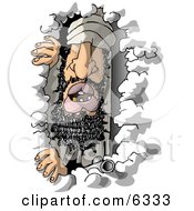 Poster, Art Print Of Arab Criminal Usama Bin Laden Hiding In A Cave