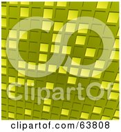 Green Tile Mosaic Background