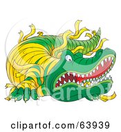 Poster, Art Print Of Mean Crocodile With Bandages