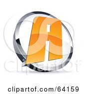 Royalty Free RF Clipart Illustration Of A Pre Made Logo Of A Letter A In A Circle