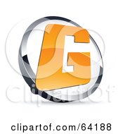 Royalty Free RF Clipart Illustration Of A Pre Made Logo Of A Letter G In A Circle