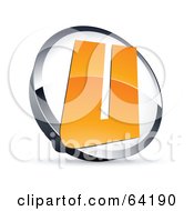 Royalty Free RF Clipart Illustration Of A Pre Made Logo Of A Letter U In A Circle