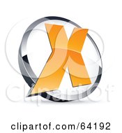 Pre-Made Logo Of A Letter X In A Circle