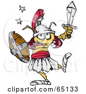 Poster, Art Print Of Termite Warrior Holding Up A Sword