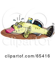 Poster, Art Print Of Dying Goby Fish On Dry Land