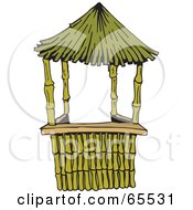 Poster, Art Print Of Bamboo And Straw Hut