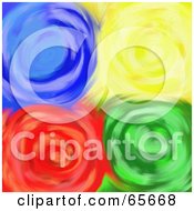 Poster, Art Print Of Background Of Colorful Swirls