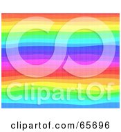 Poster, Art Print Of Background Of Rainbow Lines - Horizontal