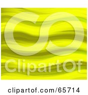 Royalty Free RF Clipart Illustration Of A Background Of Abstract Wavy Yellow Paint Strokes
