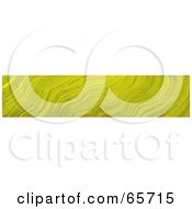 Poster, Art Print Of Golden Wavy Border