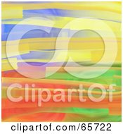 Poster, Art Print Of Background Of Abstract Colorful Paint Strokes