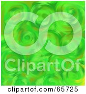 Poster, Art Print Of Background Of A Swirly Green Grass Texture