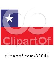 Royalty Free RF Clipart Illustration Of A Chile Flag Background
