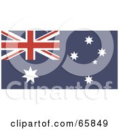 Poster, Art Print Of Australia Flag Background