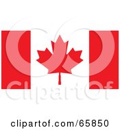 Poster, Art Print Of Canada Flag Background