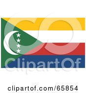 Poster, Art Print Of Comoros Flag Background