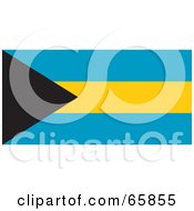 Poster, Art Print Of Bahamas Flag Background