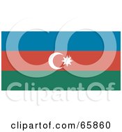 Poster, Art Print Of Azerbaijan Flag Background