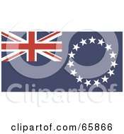 Poster, Art Print Of Cook Islands Flag Background